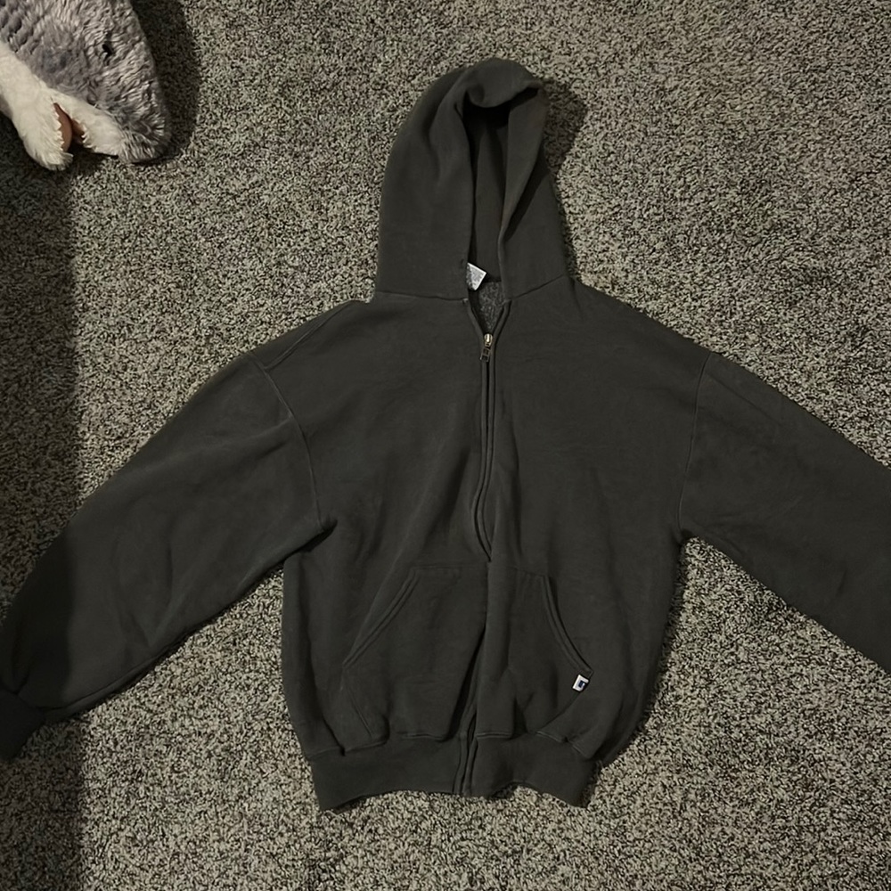 Vintage Russle Athletic grey zip up